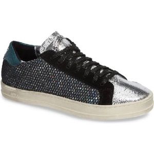 P448 John Glitter Mesh Suede Multi Color Sneakers